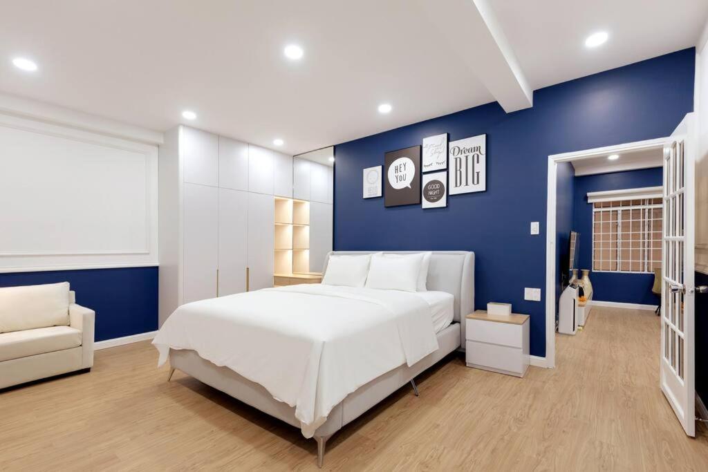 Modern, Cozy & Fully Equipped 2Br Apt In D4, 5M To D1 胡志明市 外观 照片