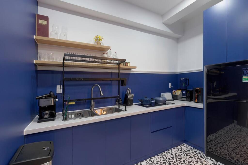 Modern, Cozy & Fully Equipped 2Br Apt In D4, 5M To D1 胡志明市 外观 照片