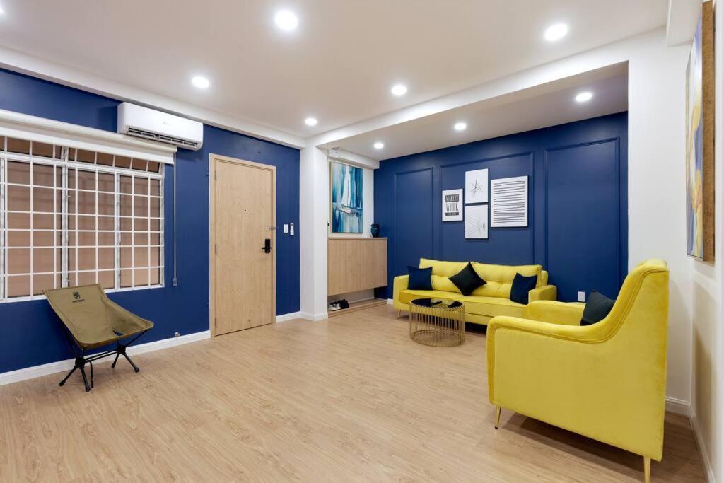 Modern, Cozy & Fully Equipped 2Br Apt In D4, 5M To D1 胡志明市 外观 照片